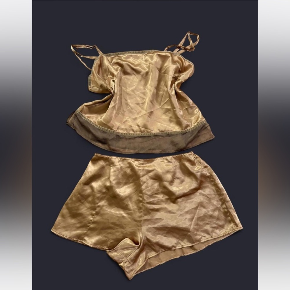 Vintage gold Victoria’s Secret nightie set